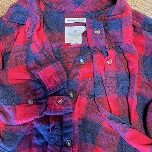 Abercrombie and Fitch plaid flannel shirt